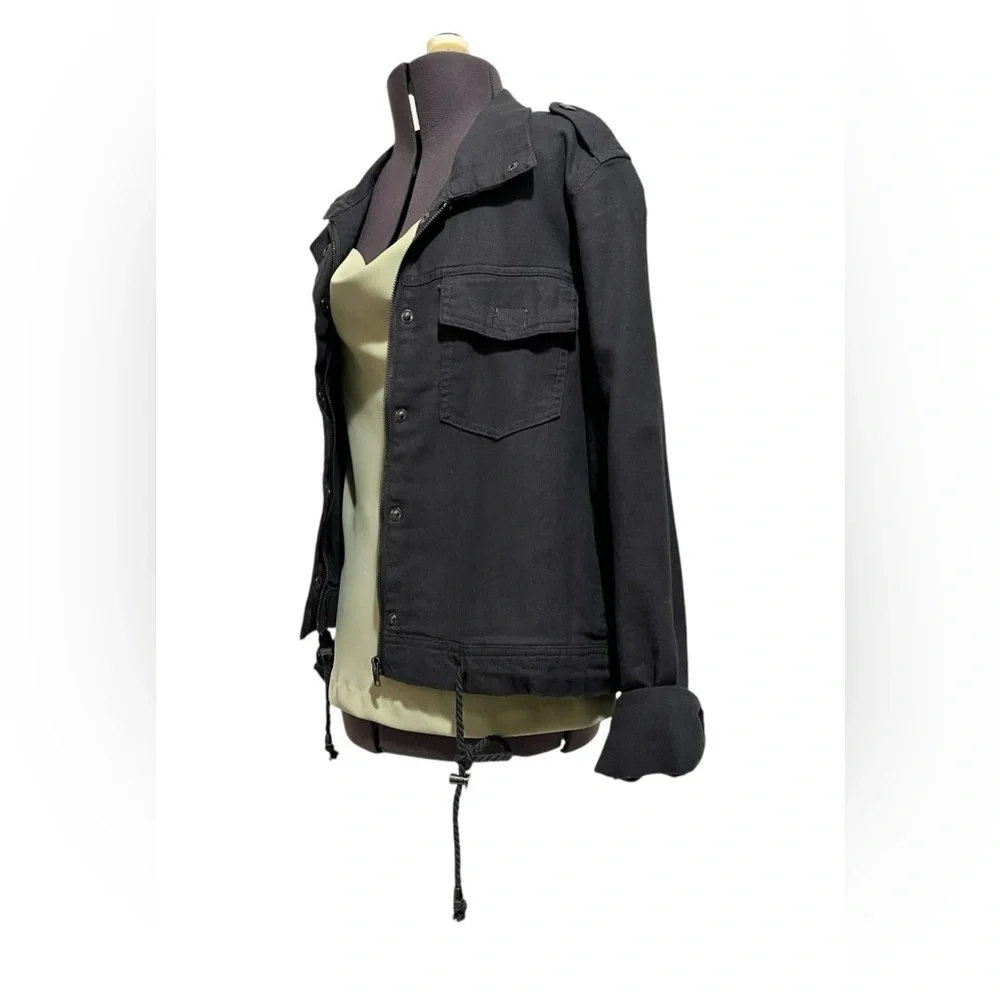 KanCan Cyclone Gray Utility Jacket Size S